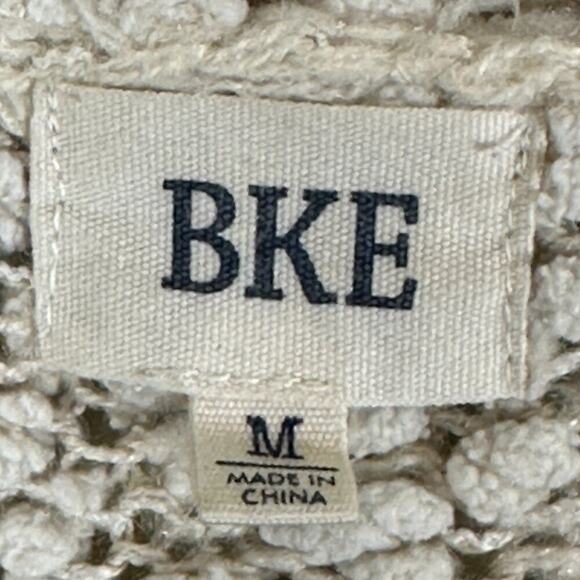 BKE Open Front Cardigan Womens M Multicolor Striped Boho Cozy Indie Lagenlook - Picture 4 of 6